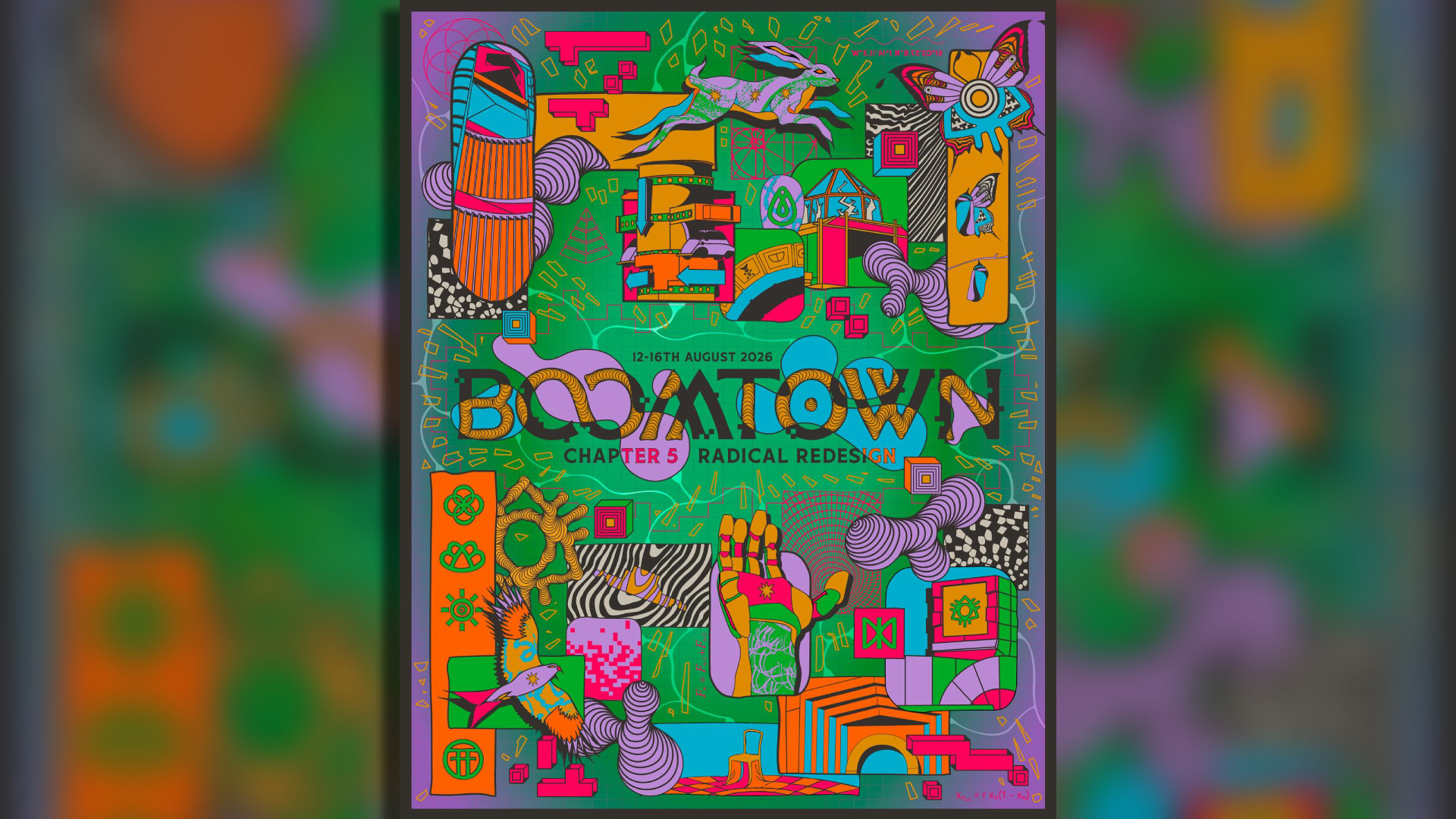 Boomtown festival poster