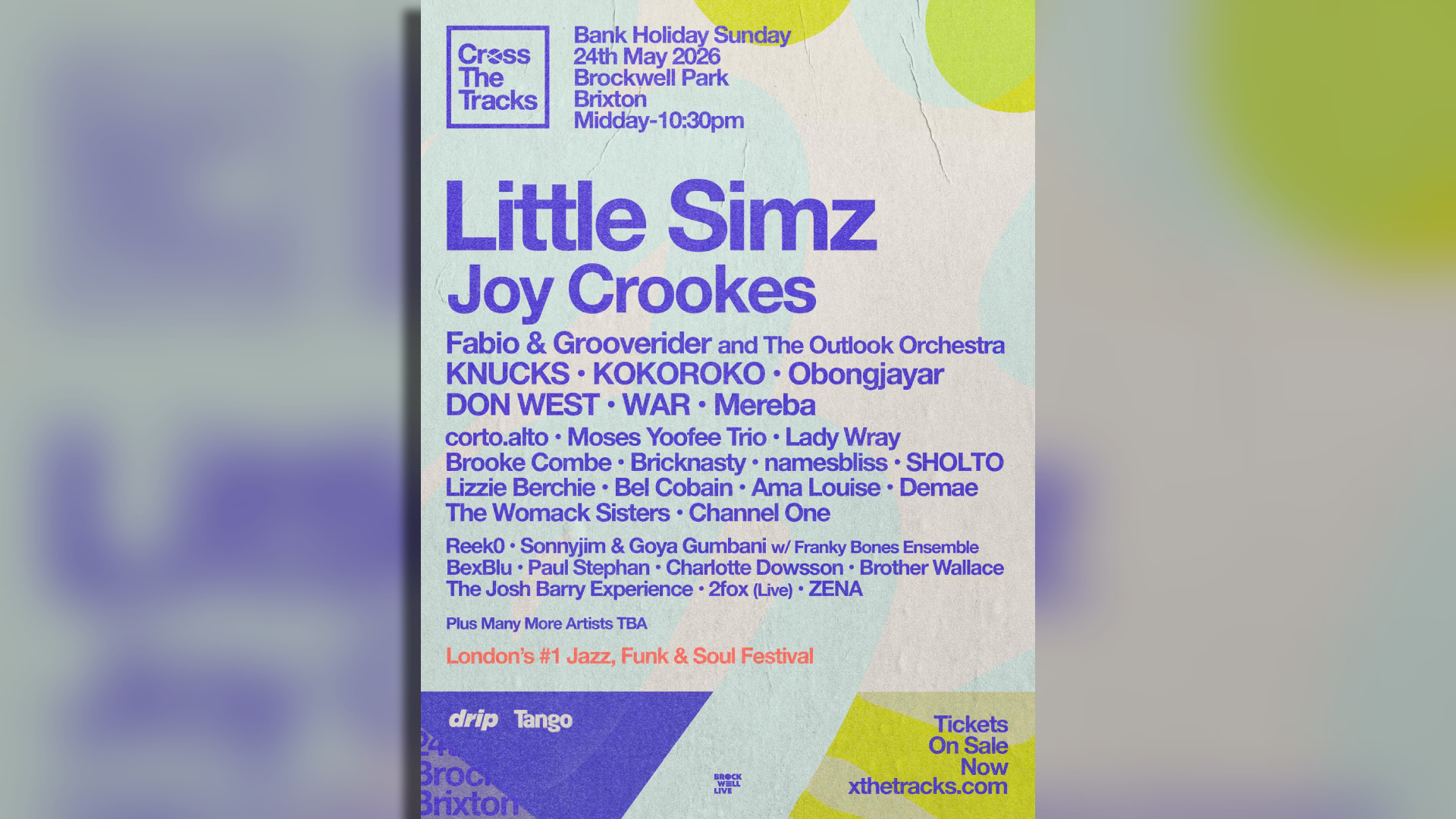 Cross the tracks festival lineup