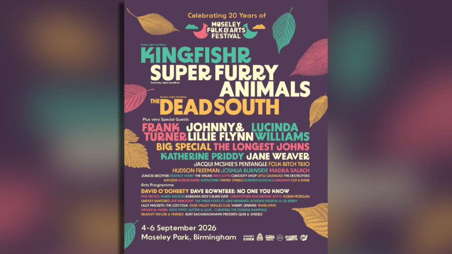 moseley folk festival lineup poster