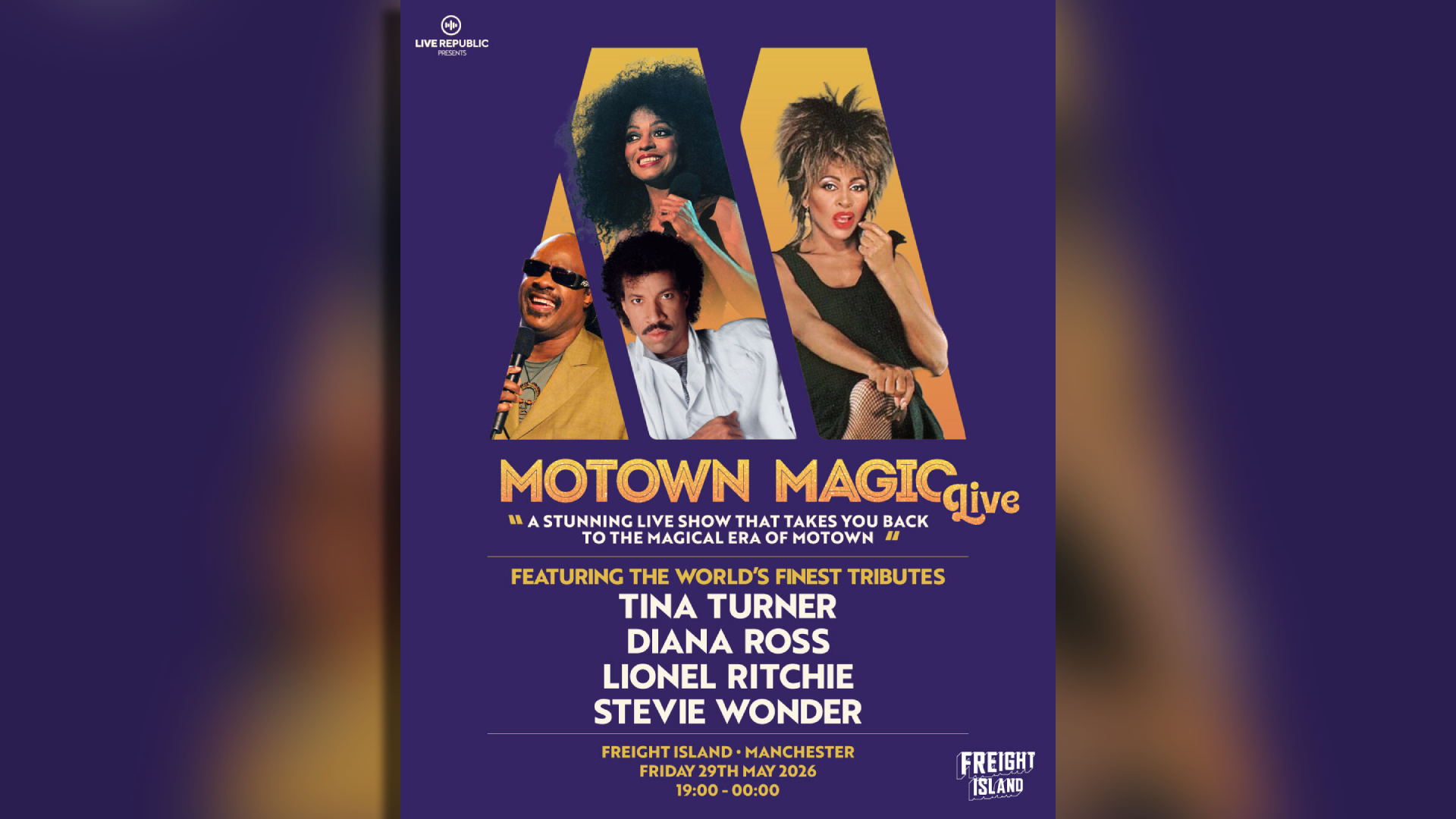 motown magic freight island manchester