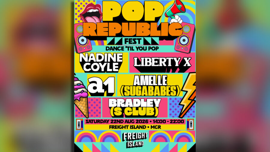 pop republic fest freight island event poster