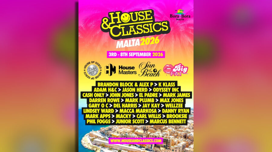 house and classics malta lineup poster