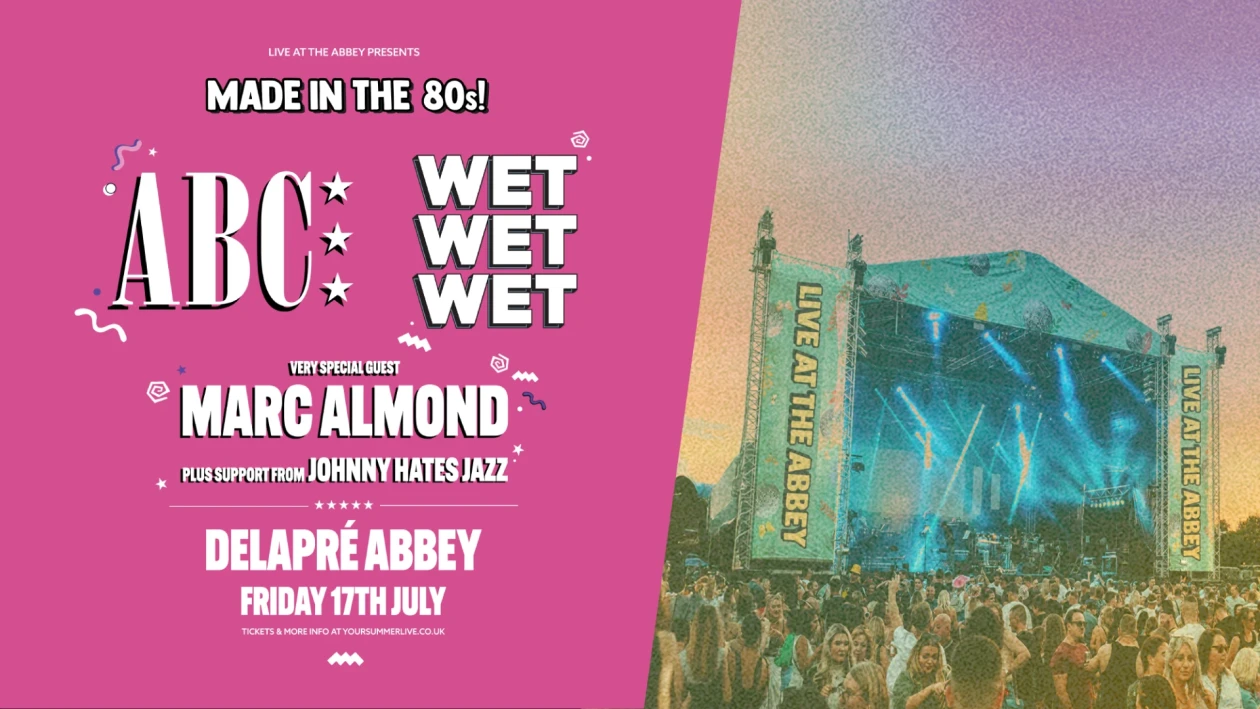 made in the 80s northampton lineup poster
