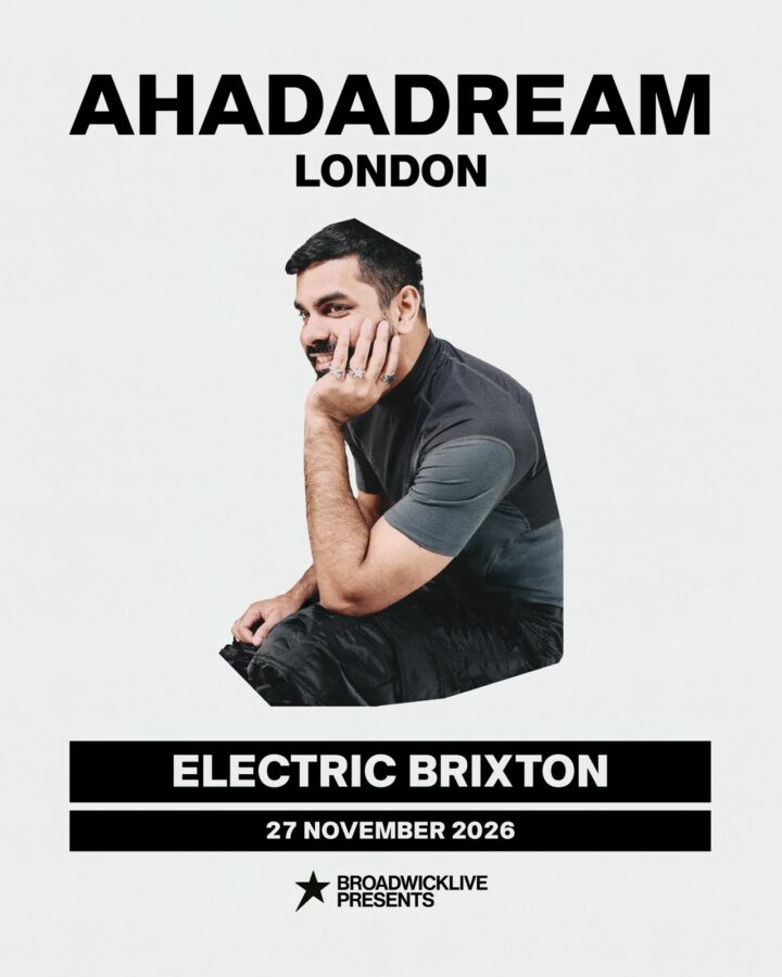 Ahadadream promotional image for his London show at Electric Brixton